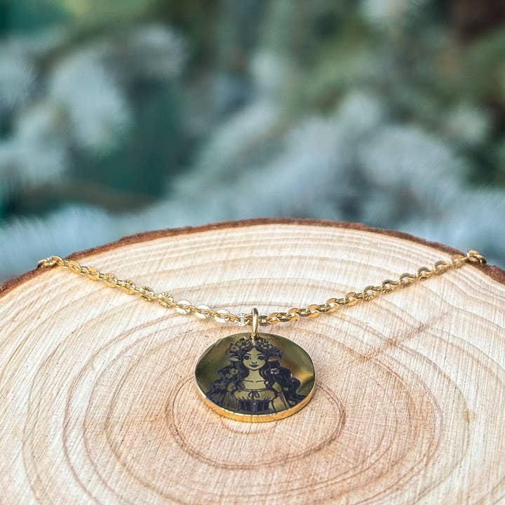 Arthousefern - Wholesale Pendant/Charm Necklace - Huldra necklace- Stainless Steel9