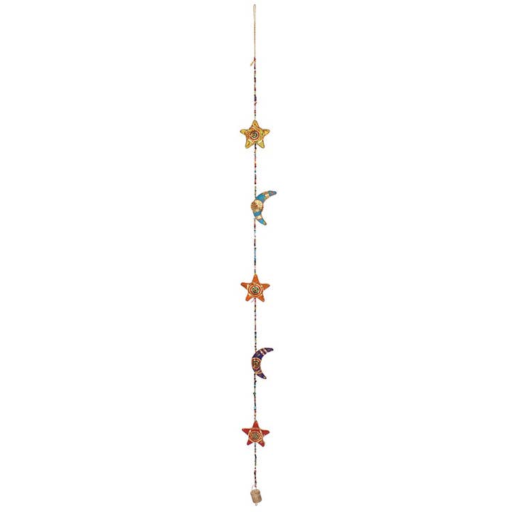 Something Different Wholesale - Wholesale Mobile - Hanging Moons and Stars with Bell