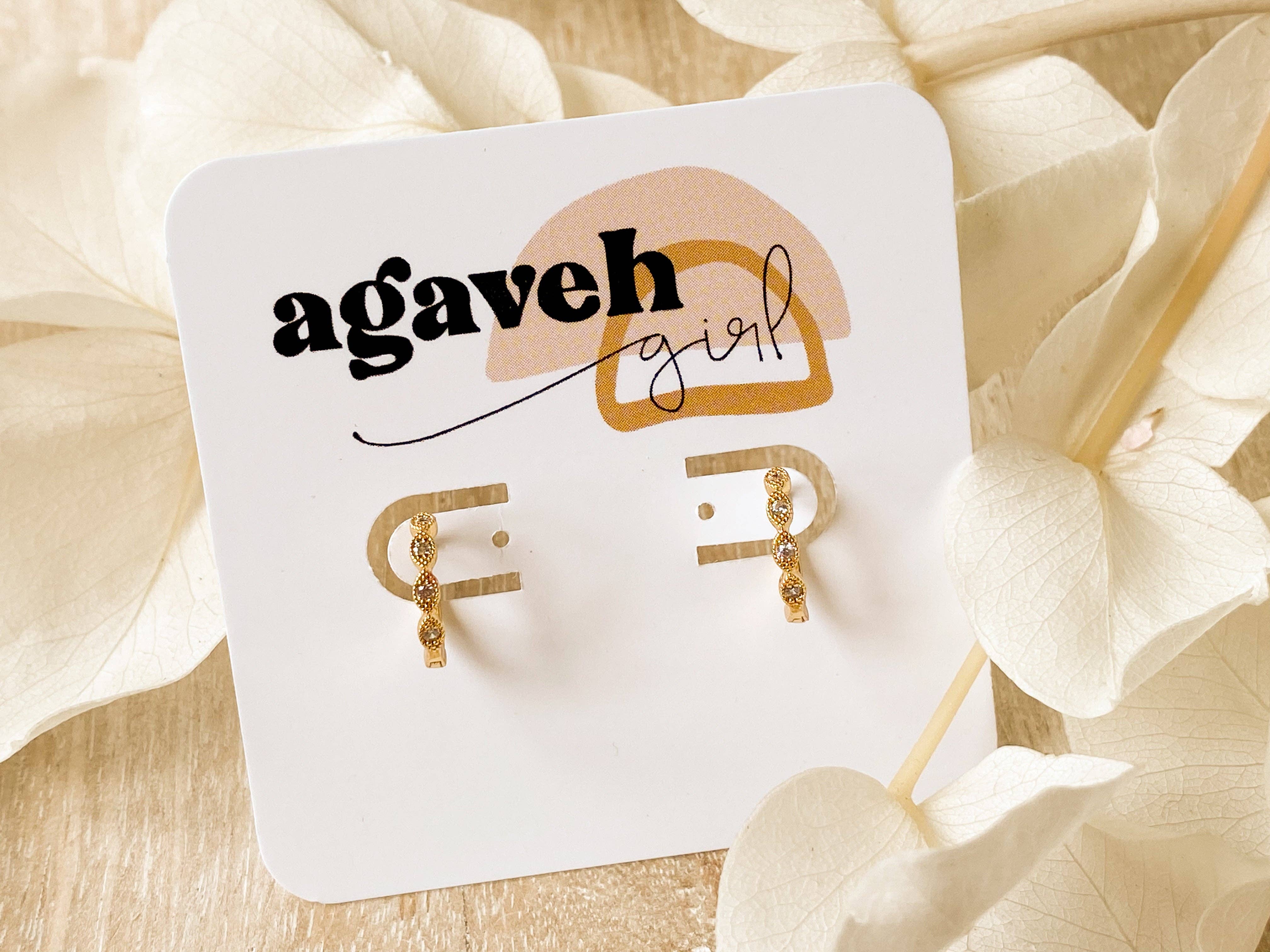 Agaveh girl – Engroshandel Huggie-øreringe – Bryllup Lace2