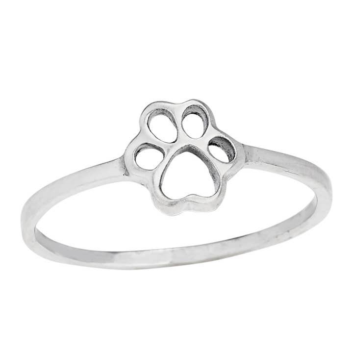 Open Paw Sterling Silver Ring for wholesale by Tiger Mountain Jewelry