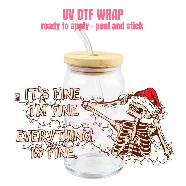 UV DTF CUP WRAP F #101 for wholesale by One Stop Cups