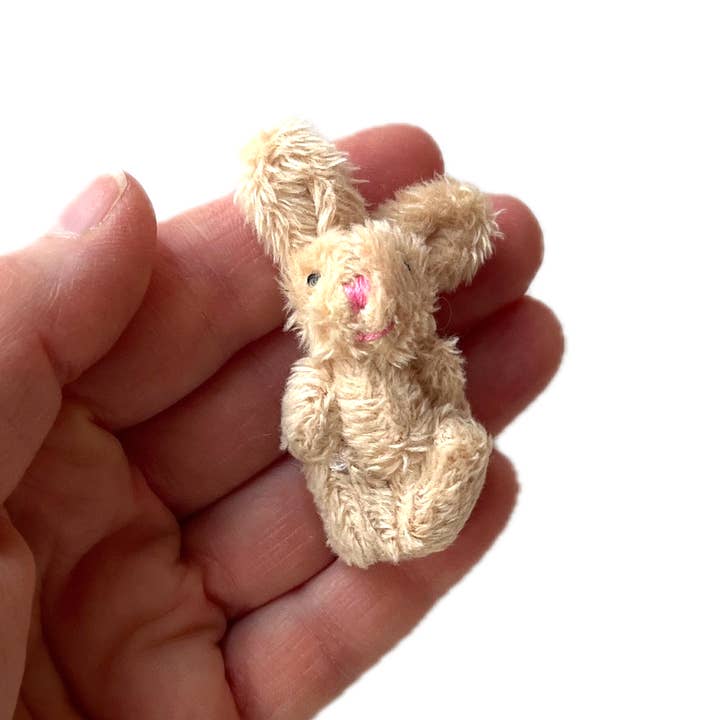 The Gifted Rat - Wholesale Stuffed/Plush Toy - Kids & Baby - Tiny Beige Stuffed Bunny Rabbit 0