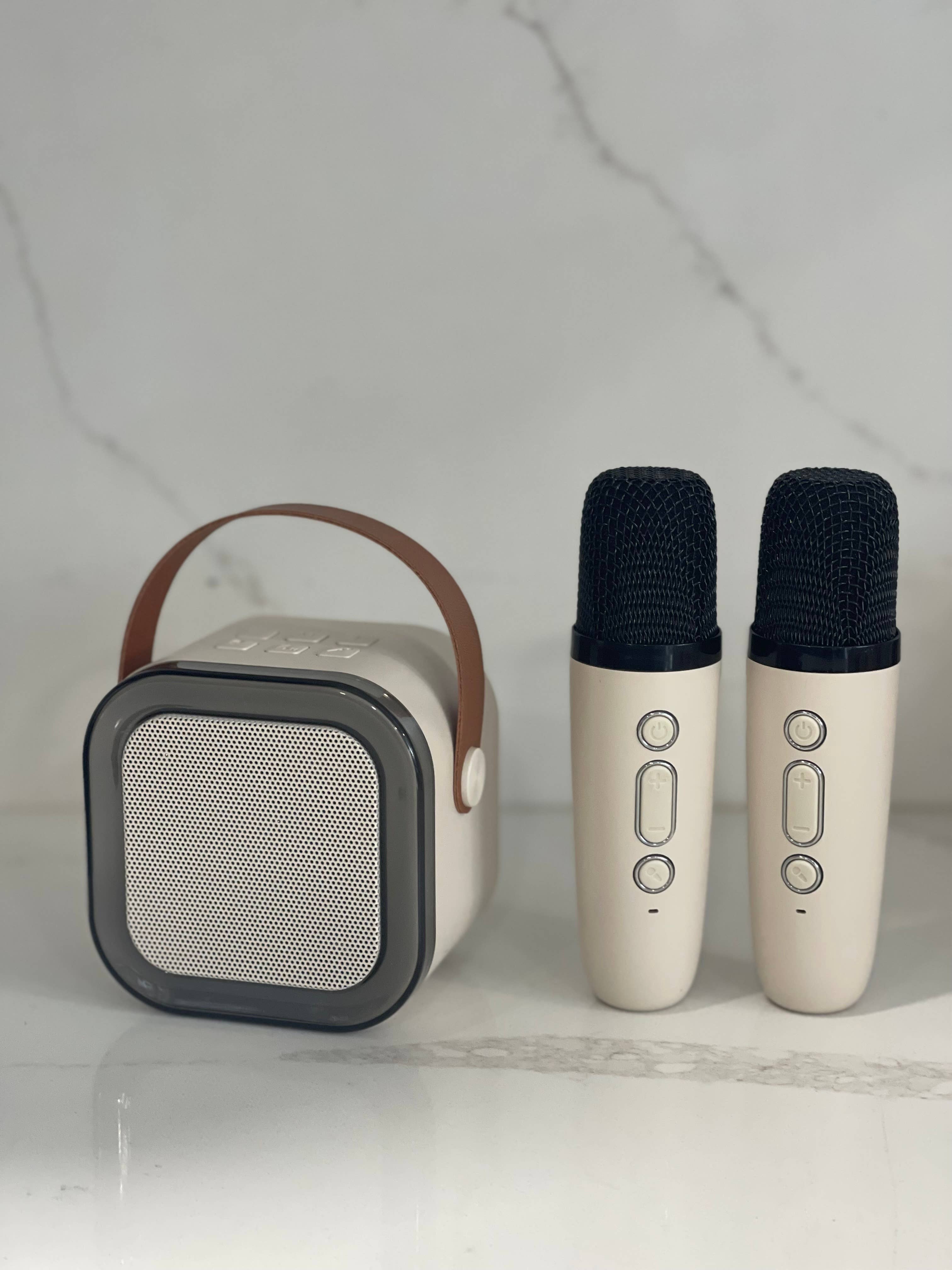 Pink 3 IN 1 Karaoke Set-LED - Beige for wholesale on Faire3