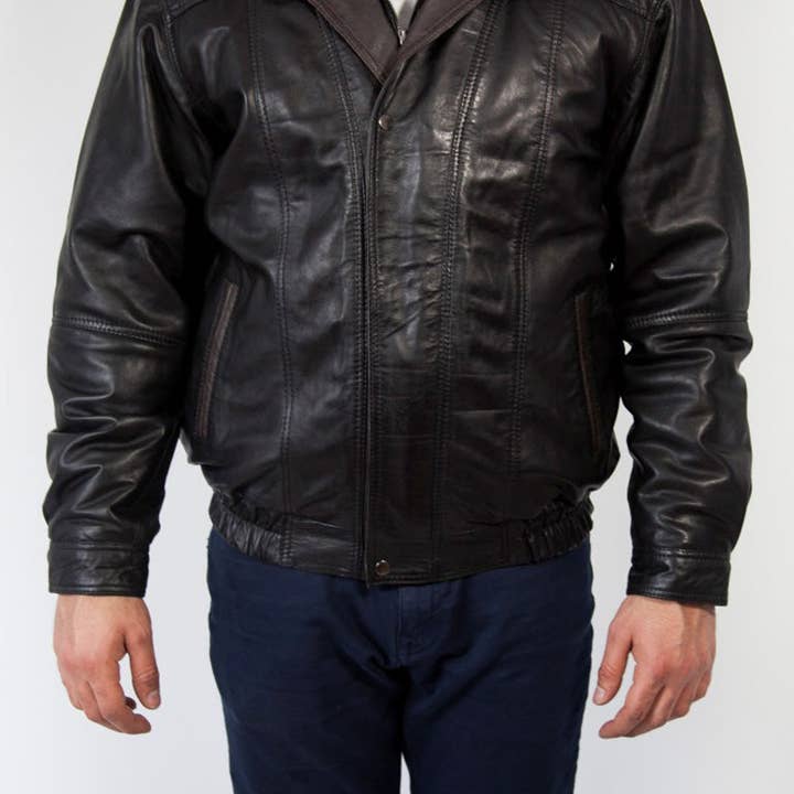 Herre læder bombefly jakke for engroshandel hos Hides