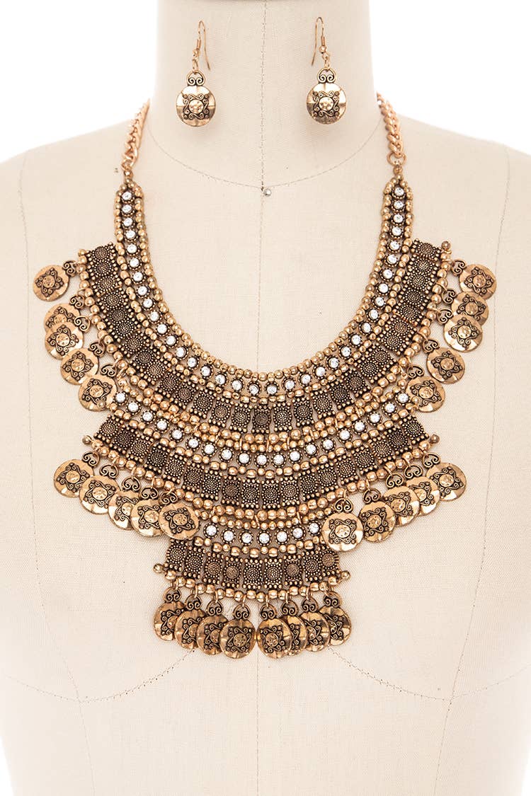 Artini Accessories - Vente Parures de bijoux - Ensemble de colliers déclaration bohème d'inspiration vintage0