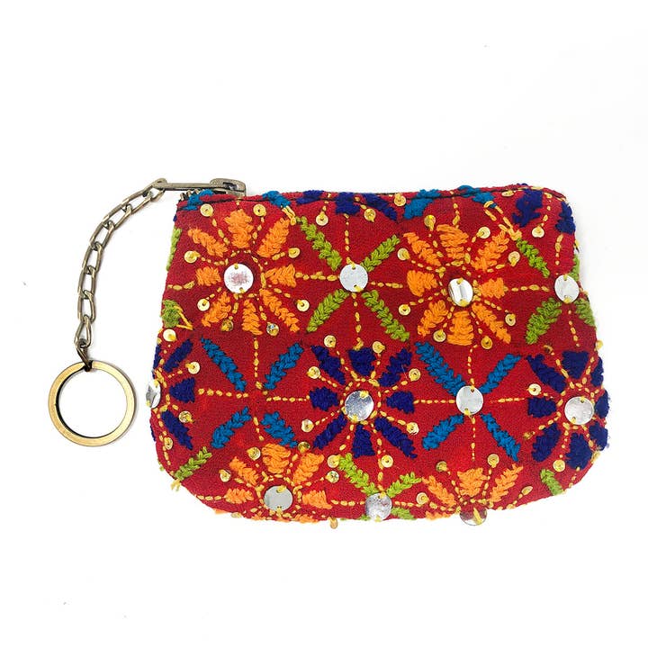 WorldFinds - Wholesale Pouch - Women's - Kutch Zipper Pouch1