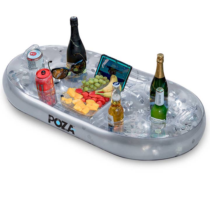 Pool Float - Silver Floating Cooler and other Purchase Wholesale inflatable hot tub. Free Returns & Net 60 Terms on Faire trending on Faire.