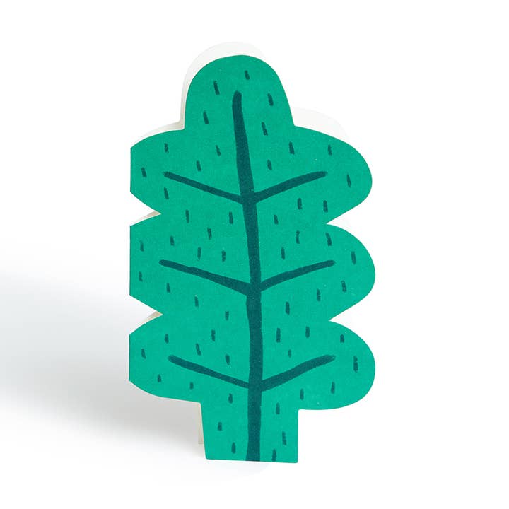 Leaf Cut-Out Card for wholesale by Donna Wilson