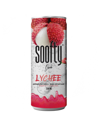 123bonbon - Vendita all'ingrosso Bibite/bevande gassate - Soofty Lychee Slim 33 cl0