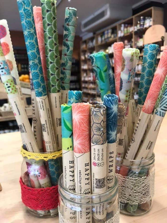 HAPPY WRAPS FRANCE - Wholesale Food Storage Wrap/Bag - Beewrap 🇫🇷 Size M: reusable food packaging7