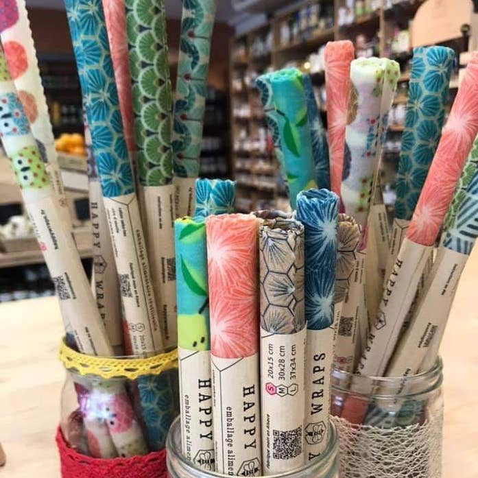 HAPPY WRAPS FRANCE - Wholesale Food Storage Wrap/Bag - Beewrap 🇫🇷 Size M: reusable food packaging7