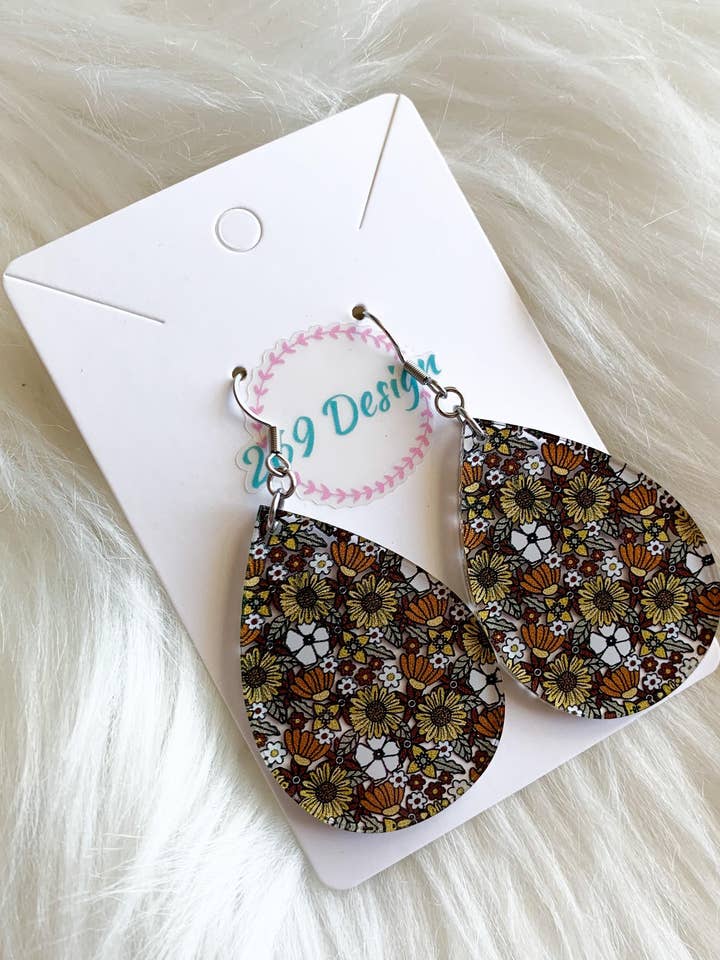 Fleurs des années 70 (Style 3) pour la vente par 269 Design