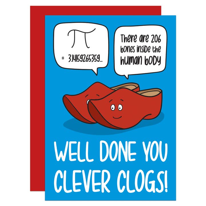 Slimme klompen goed gedaan A6-kaart voor wholesale door TeePee Creations