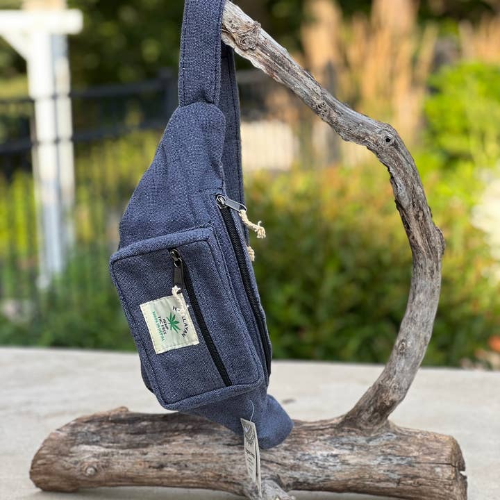 Lungta Imports - Wholesale Belt Bag - Women's - Eco-Friendly Boho Hippie Style Hemp Fanny Pack Hip Waist Bag3