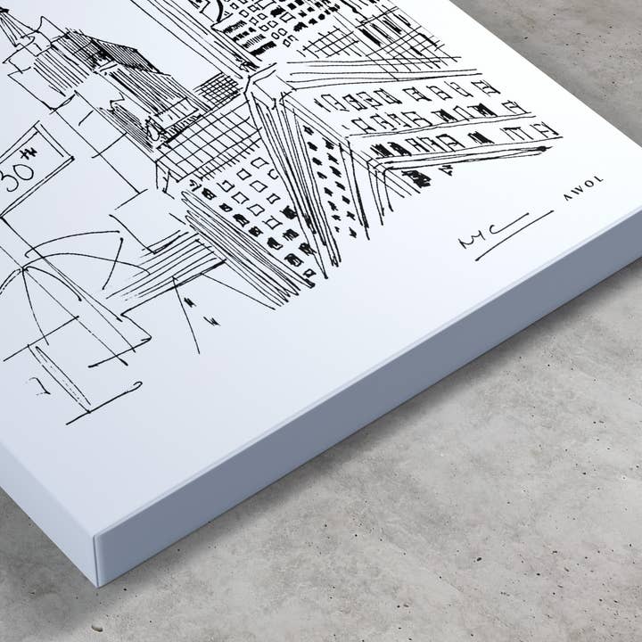 Creations Awol - Wholesale Art Print - New York City Art, Iconic Skyscrapers: Canvas Print7