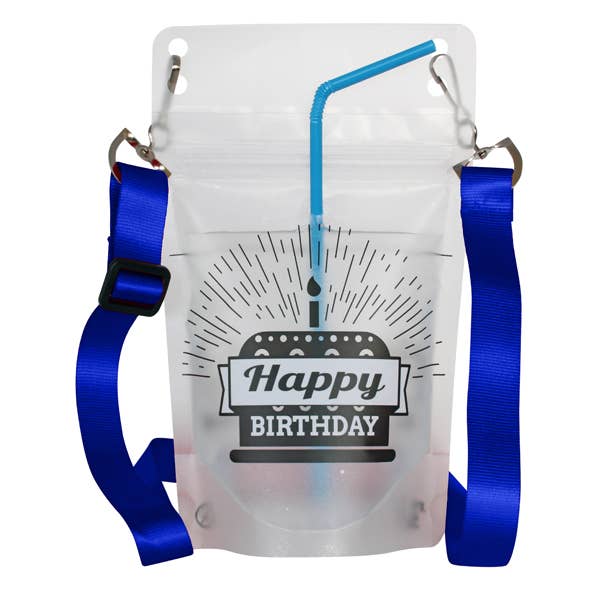 NeckSip - Wholesale Party Favor - Happy Birthday - Draagbare drankzakjes (12 oz | 2-pack)14