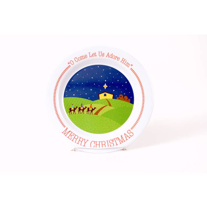 Wisemen Christmas Plate for wholesale by Fruit-Full Kids