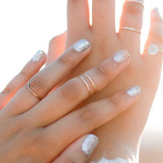 Barberry & Lace Handmade Jewelry - Vente Anneau/bague à empiler - Bague Empilable Classique1