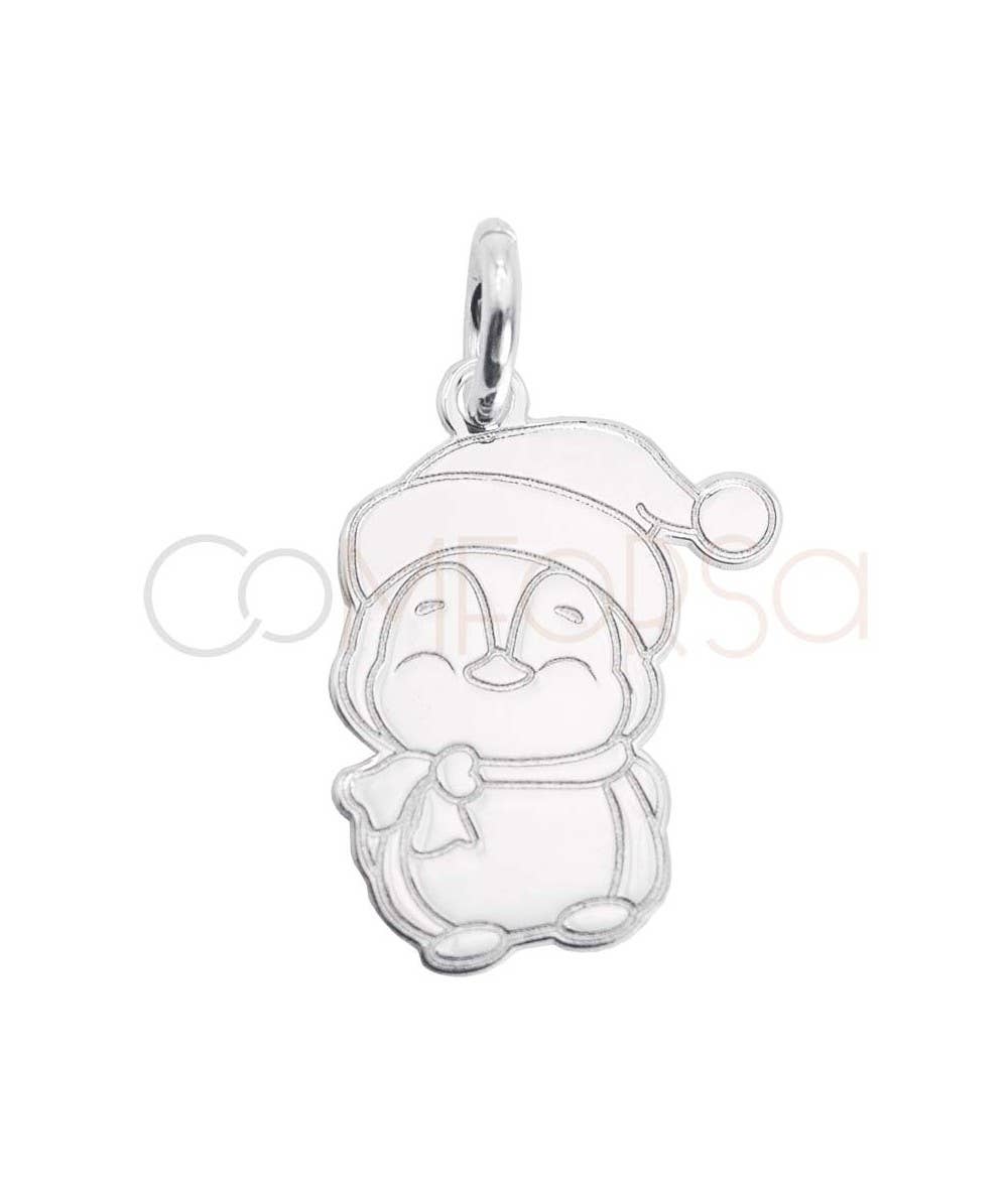 COM FORSA SL - Wholesale Individual Charm/Pendant - Gold-Plated Sterling Silver 925 Penguin With Hat Pendant 100