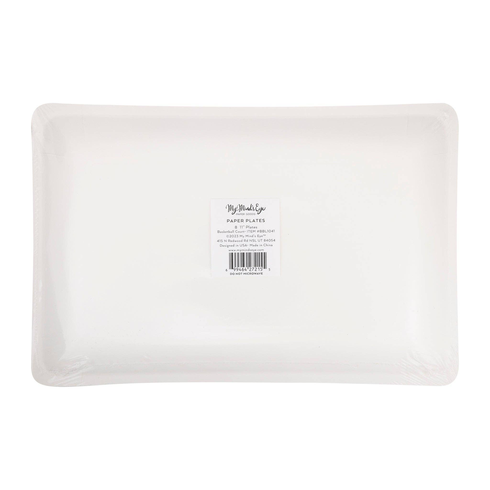 My Mind’s Eye - Wholesale Disposable Plate - BBL1041 - Basketball Court Shaped Paper Plate6