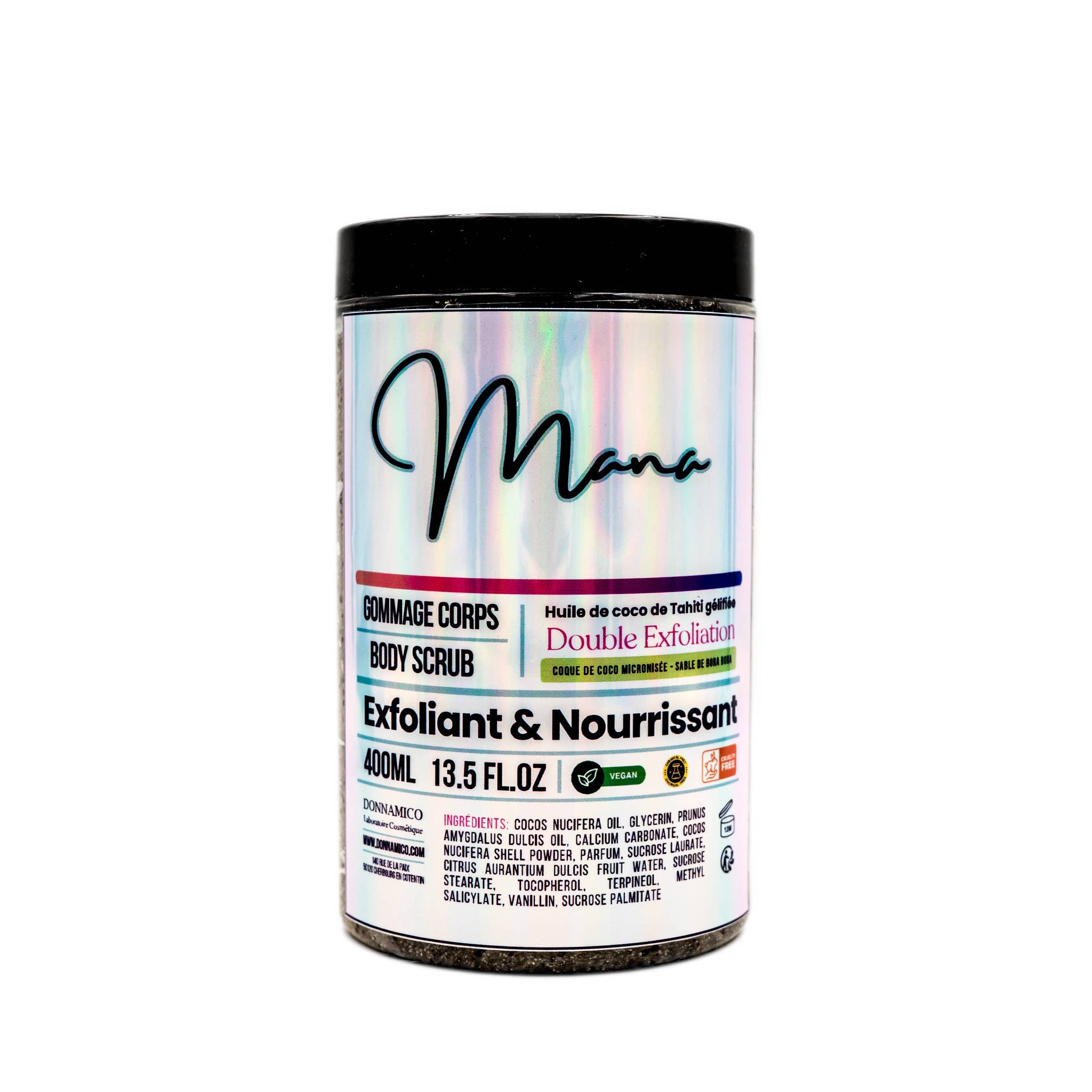 Laboratoire Donnamico - Vente Gommage/exfoliant pour le corps - Gommage Corps Mana "Hydramorphose"2