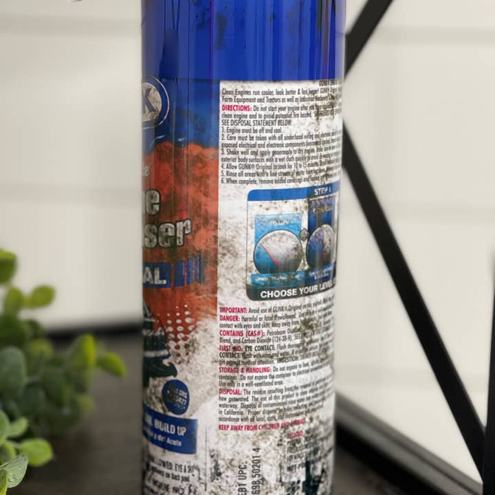 CMD Wholesale - Wholesale Insulated Mug/Tumbler - Gunk Engine Degreaser 20oz Skinny Tumbler3