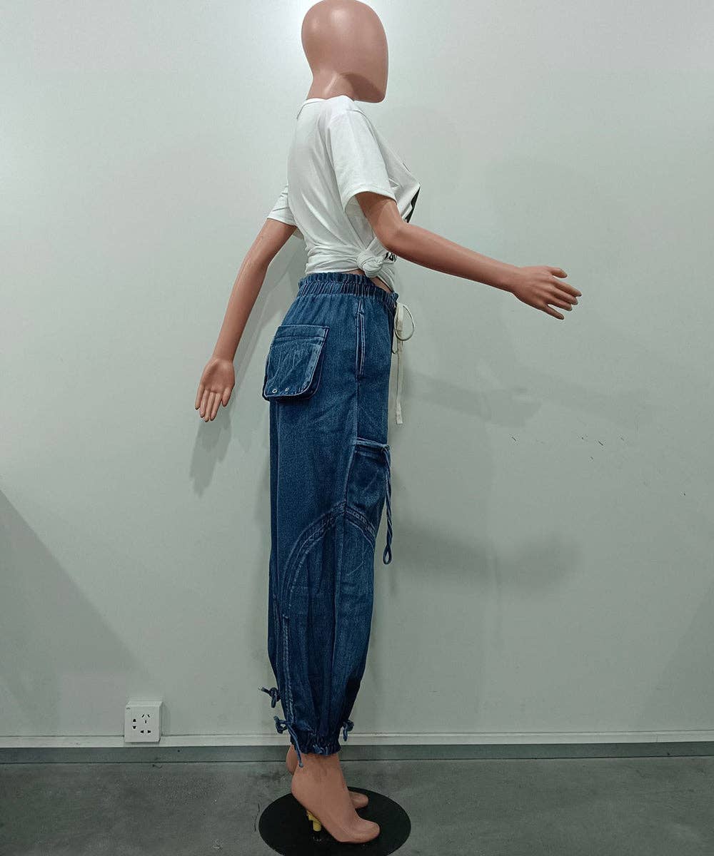 Aria Romance – wholesale Jeans – Women’s – Drawstring Waist Straight Leg Jeans16