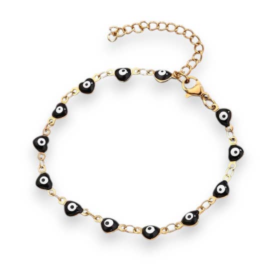 Bracelets - 10873124 Black for wholesale by Saze diffusion