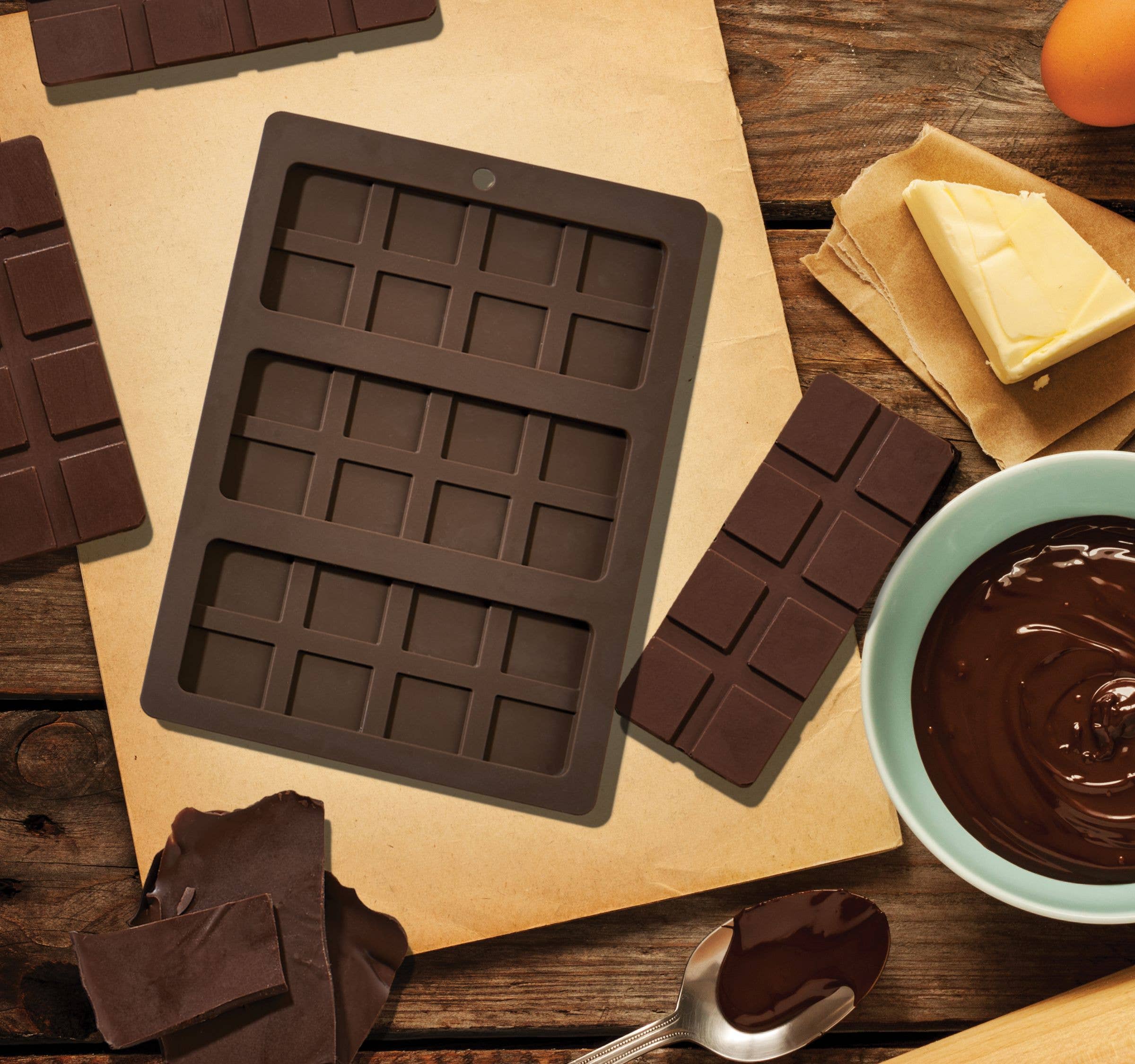 HIC - Harold Import Co. - Wholesale Kitchen Tool/Gadget - Mrs. Anderson's Baking Chocolate Bar Mold1