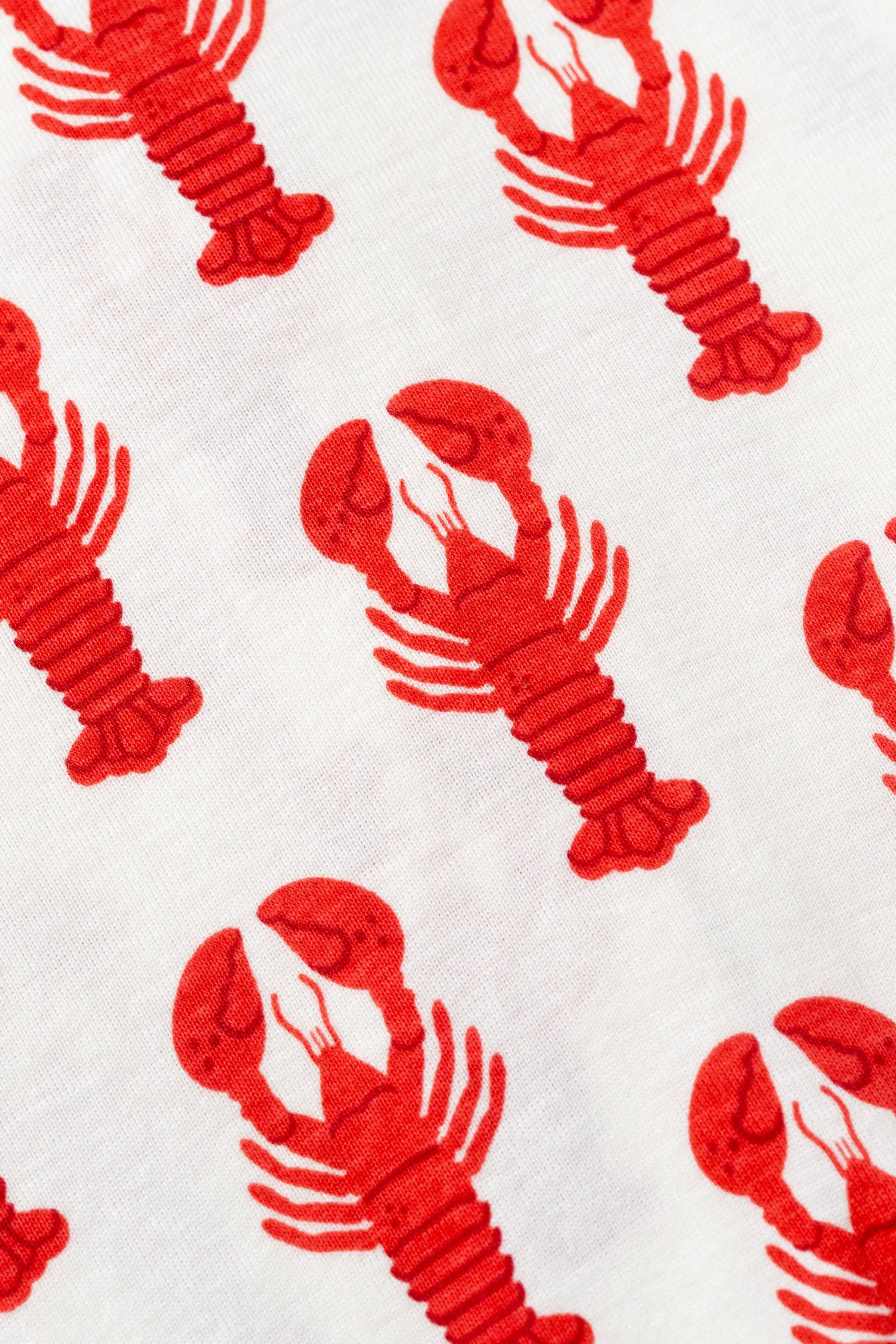 Monica + Andy - Wholesale Sleepsuit - Baby - Baby Shorty Pajamas_Lobster Claws4