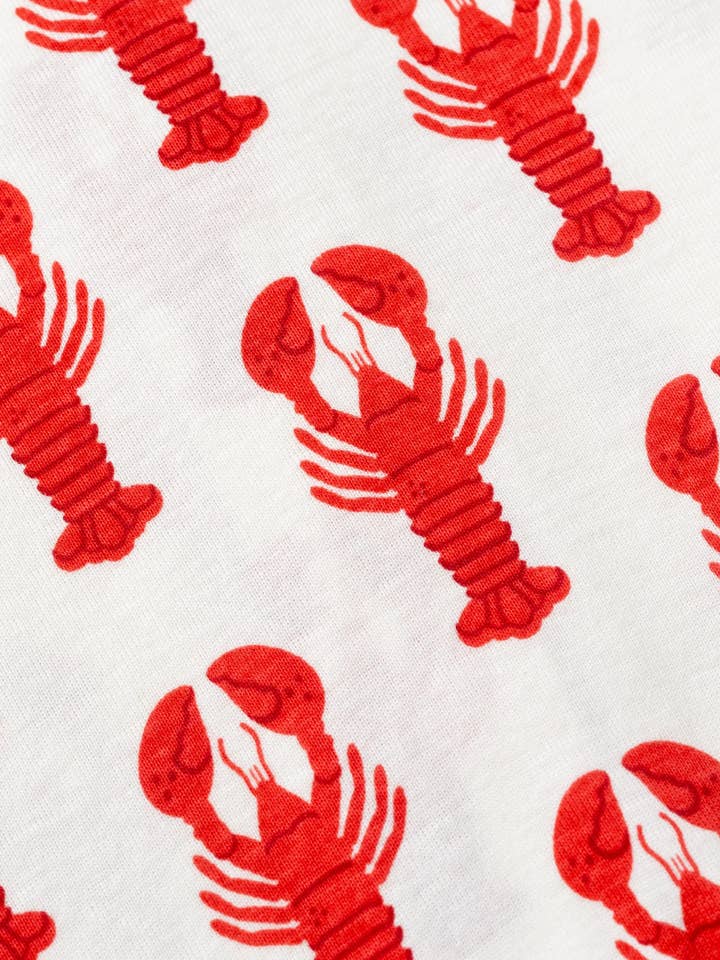 Monica + Andy - Wholesale Sleepsuit - Baby - Baby Shorty Pajamas_Lobster Claws4