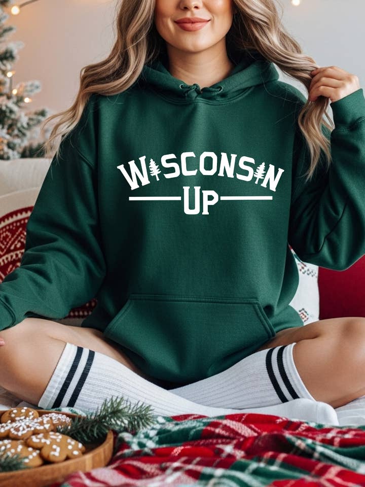 Wisconsin Up (tallar) - Unisex Rundhalsad Tröja för wholesale av Wisconsin Up