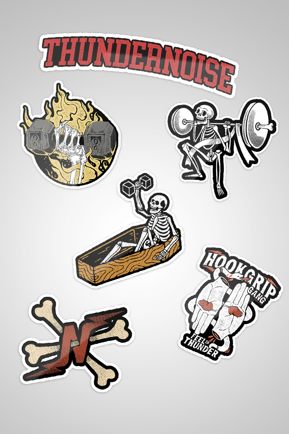 Thundernoise - Wholesale Sticker - Sticker Pack - 6 pcs.1