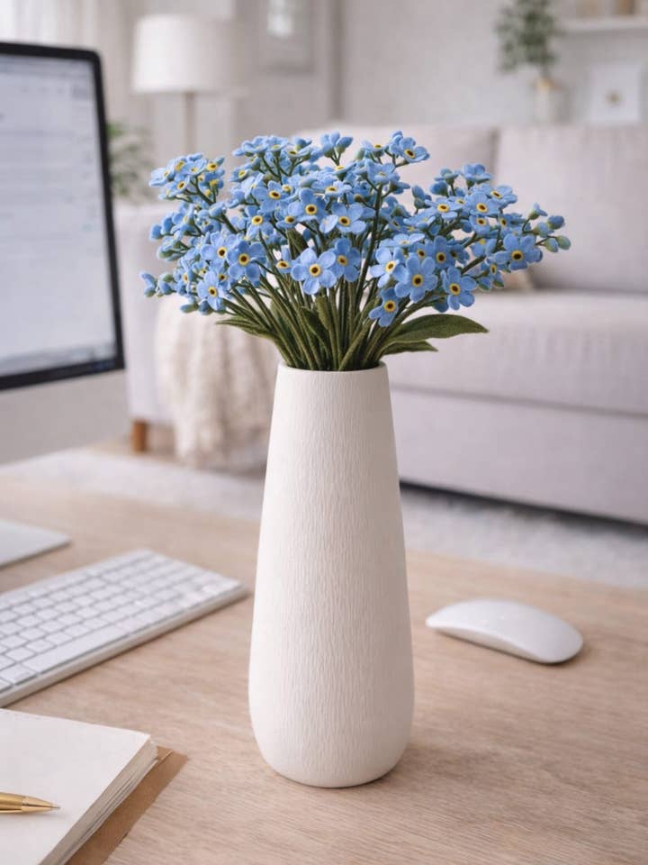 Håndlavet filtede blomst for engroshandel hos Funky Yak Ltd