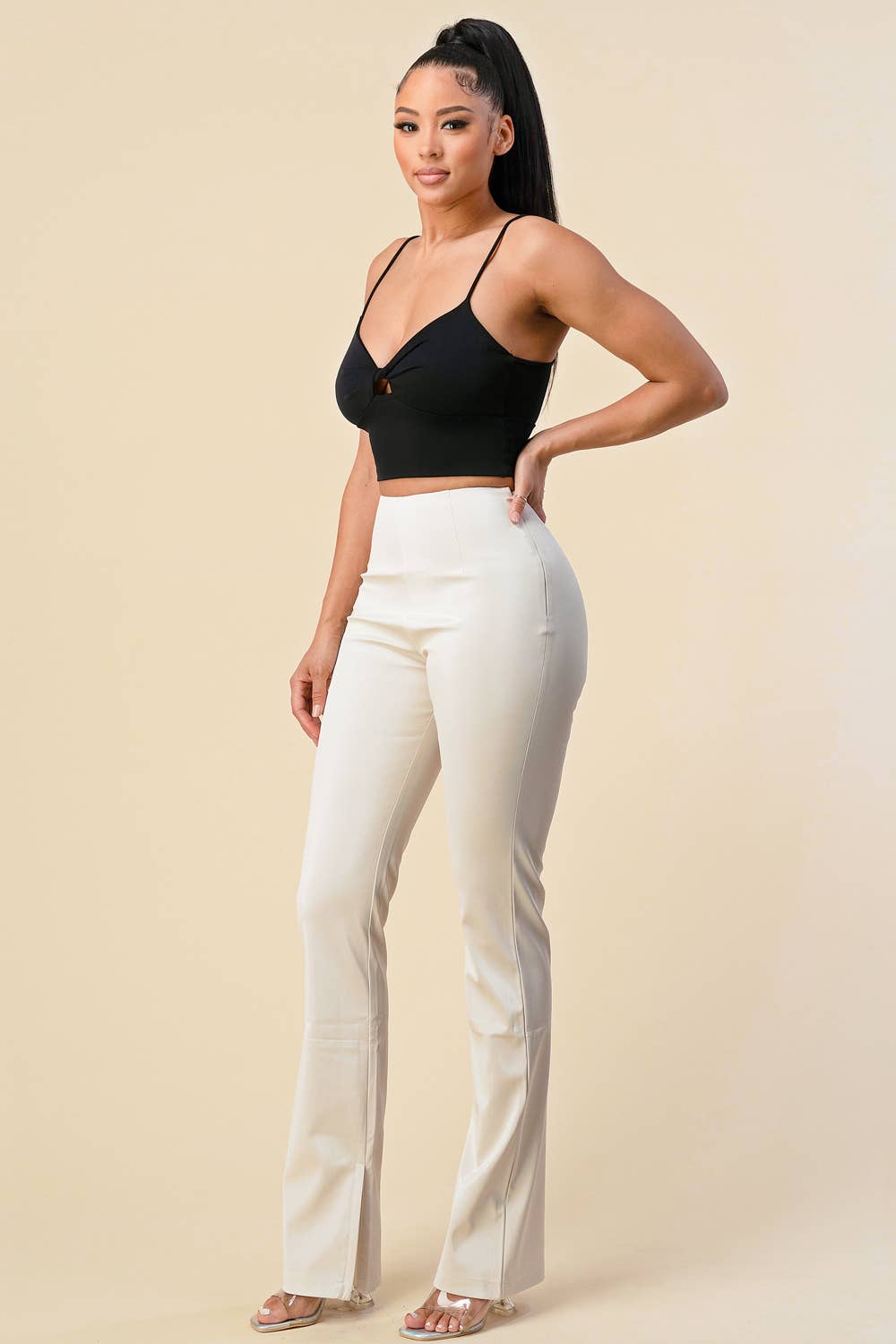 The Sang - Wholesale Broek - Dames - SP43080521 - BROEK VAN IMITATIELEER24