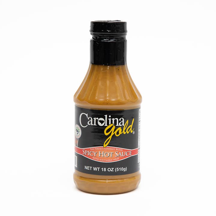 Gourmet Carolina Gold Sauce, Spicy Hot, 18 oz for wholesale by Gourmet Carolina Gold