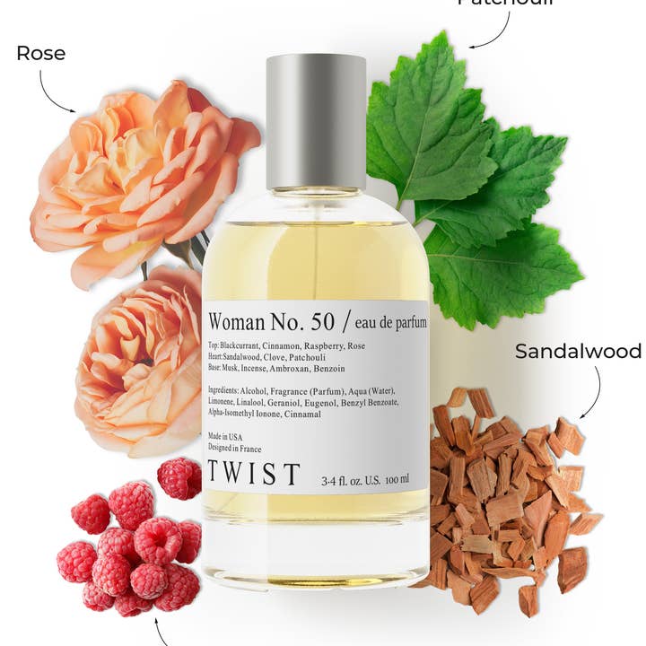 Twist Perfumes - Vente Parfum/Eau de toilette - Twist Woman No. 50 inspirée par le portrait d'une dame de F.M.0
