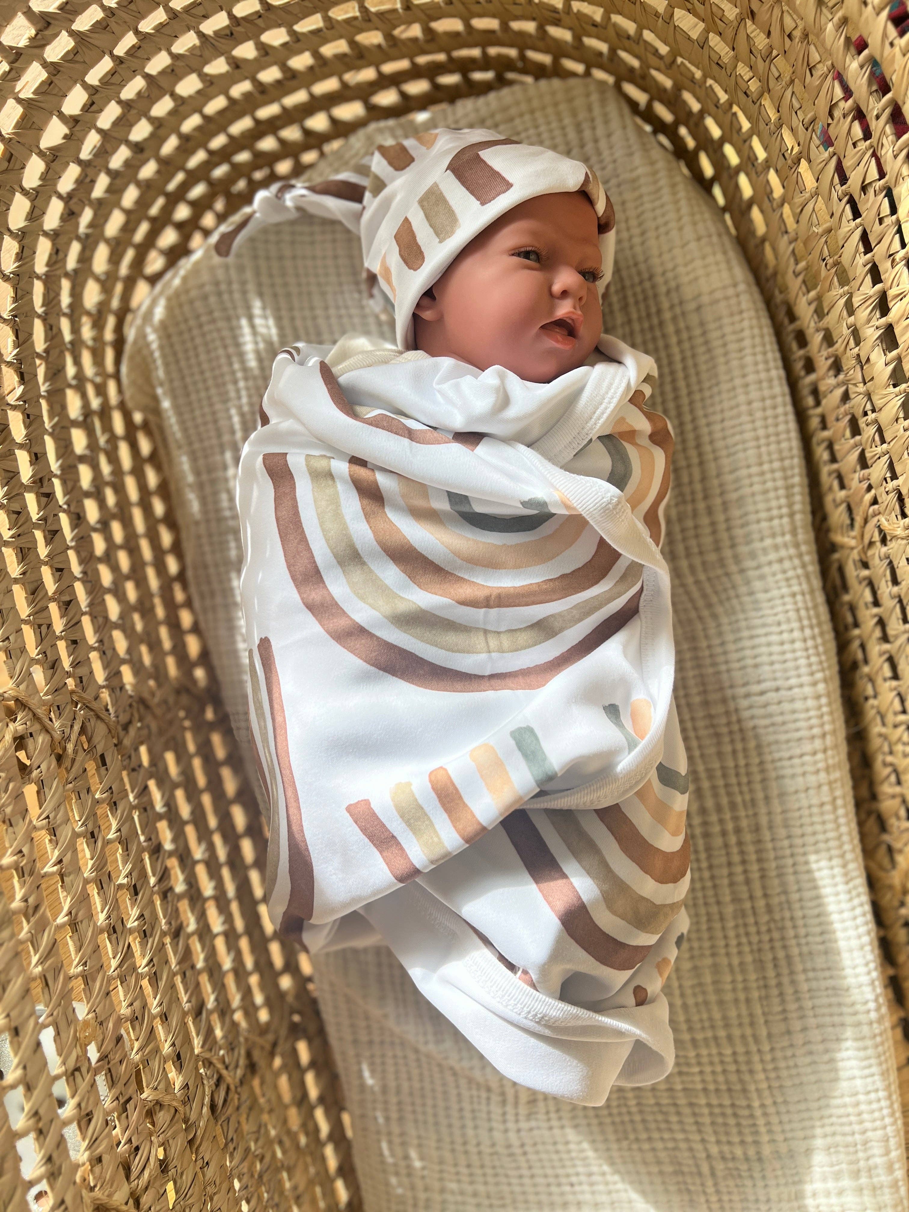 Babylissima - Wholesale Swaddle Set - Baby - Skin to Skin: Copertina & Capellino22