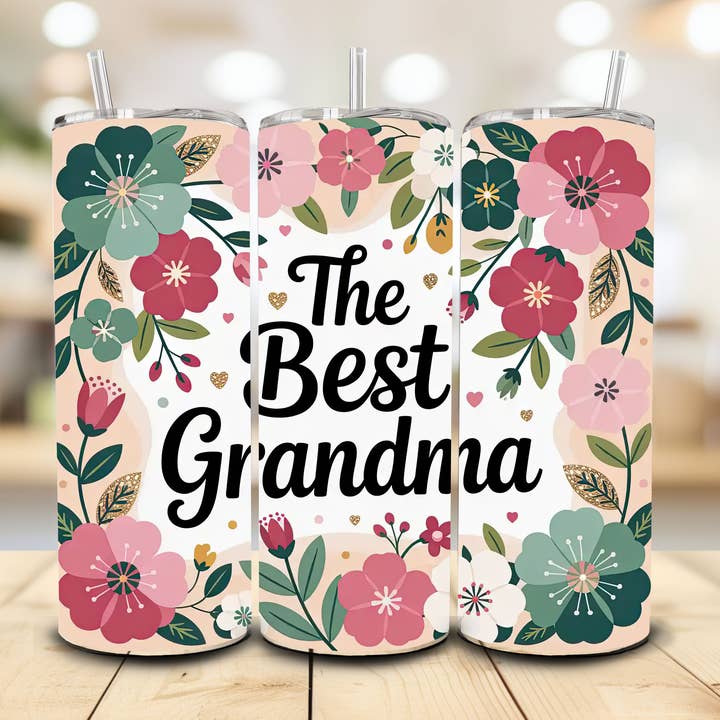 Grandma Tumbler, 20 oz. for wholesale by Stencil Art Canada