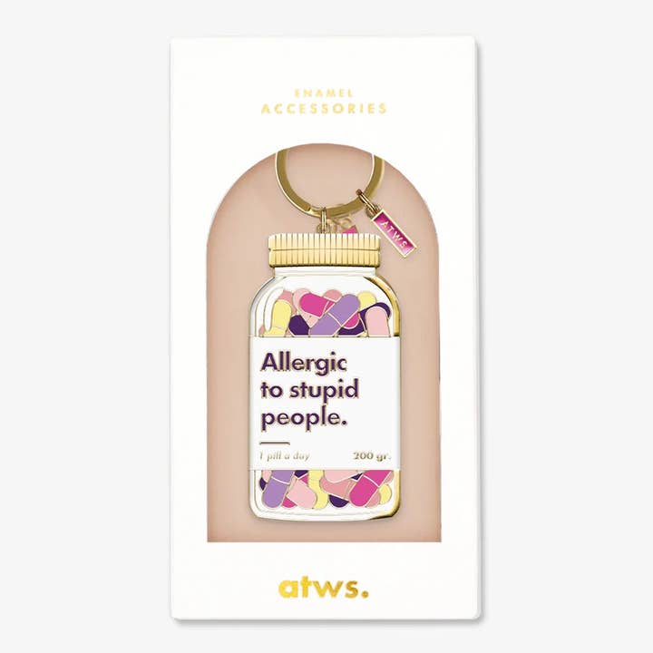 Allergisch gegen - Schlüsselanhänger für den Großhandel von ALL THE WAYS TO SAY - Europe