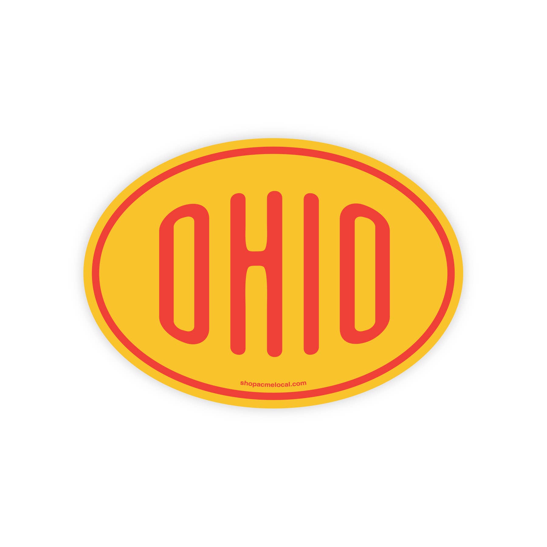 Acme Local - Wholesale Sticker - Vintage Oval Customizable Sticker1