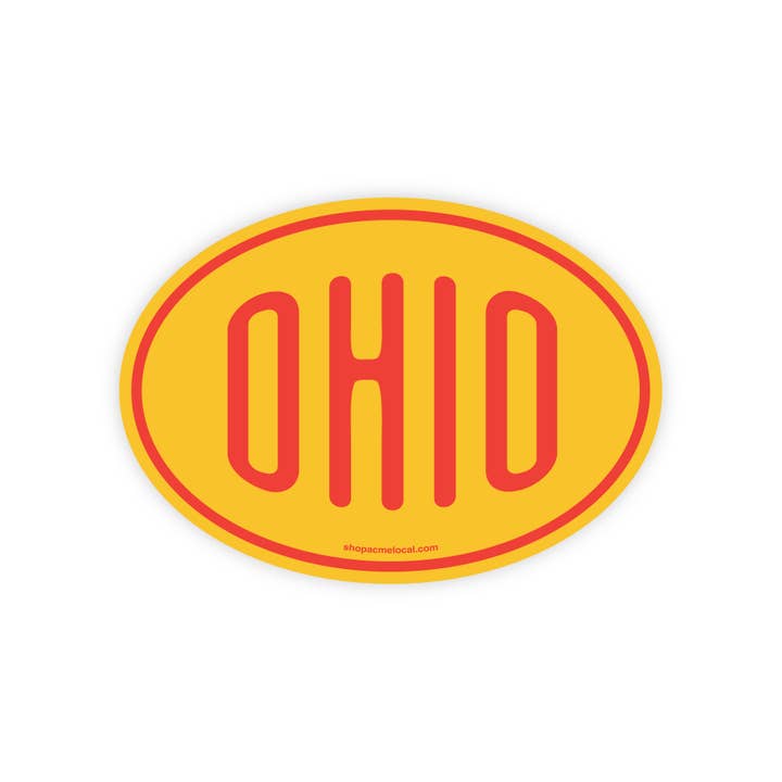 Acme Local - Wholesale Sticker - Vintage Oval Customizable Sticker1