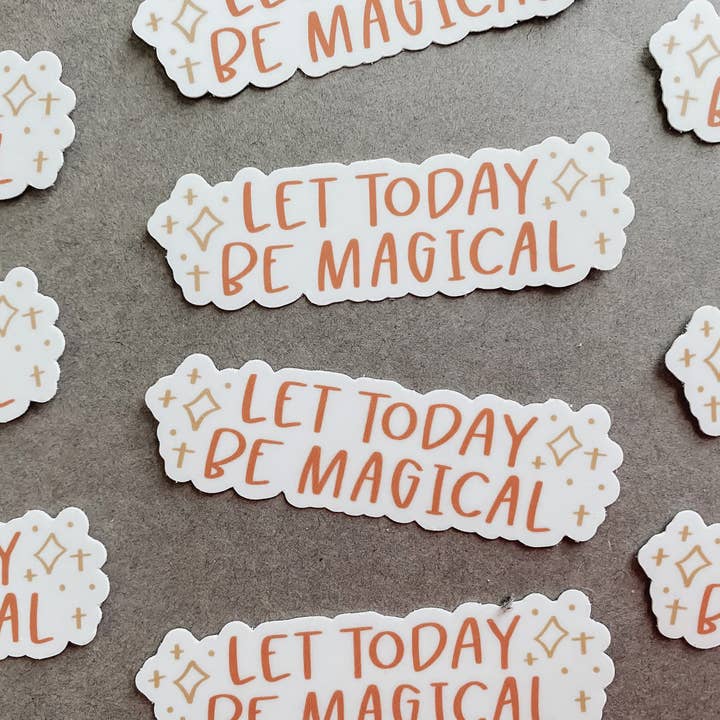 Pegatina Deja que hoy sea mágico para venta al por mayor de Amber Marie Design