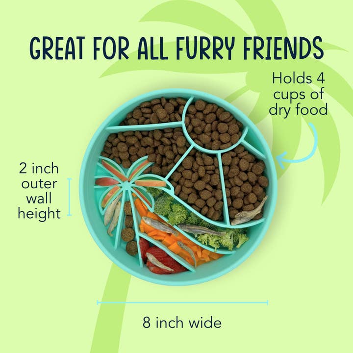 Happy Dingos - Wholesale Pet Bowl - Cat/Dog - Loco Coco Interactive Slow Feeder Bowl 4