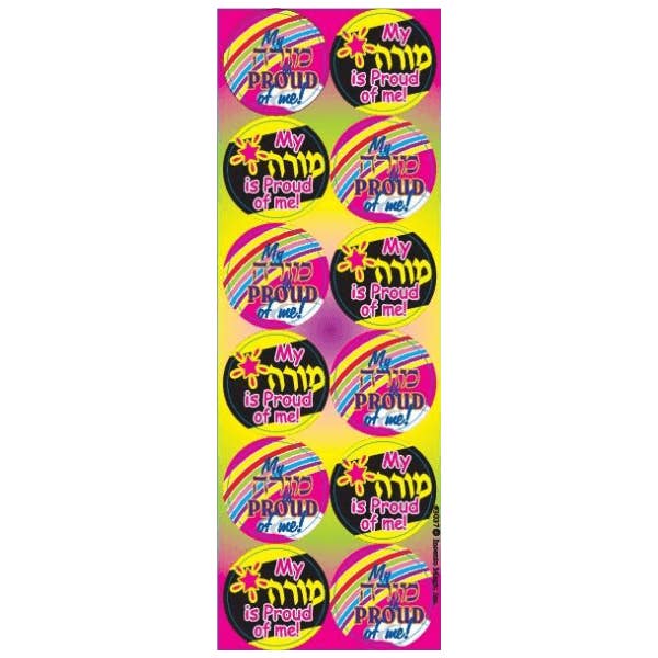 3037 "Mijn Morah Is Trots Op Mij" Ronde Stickers (Groot) voor wholesale door IncentoMagic
