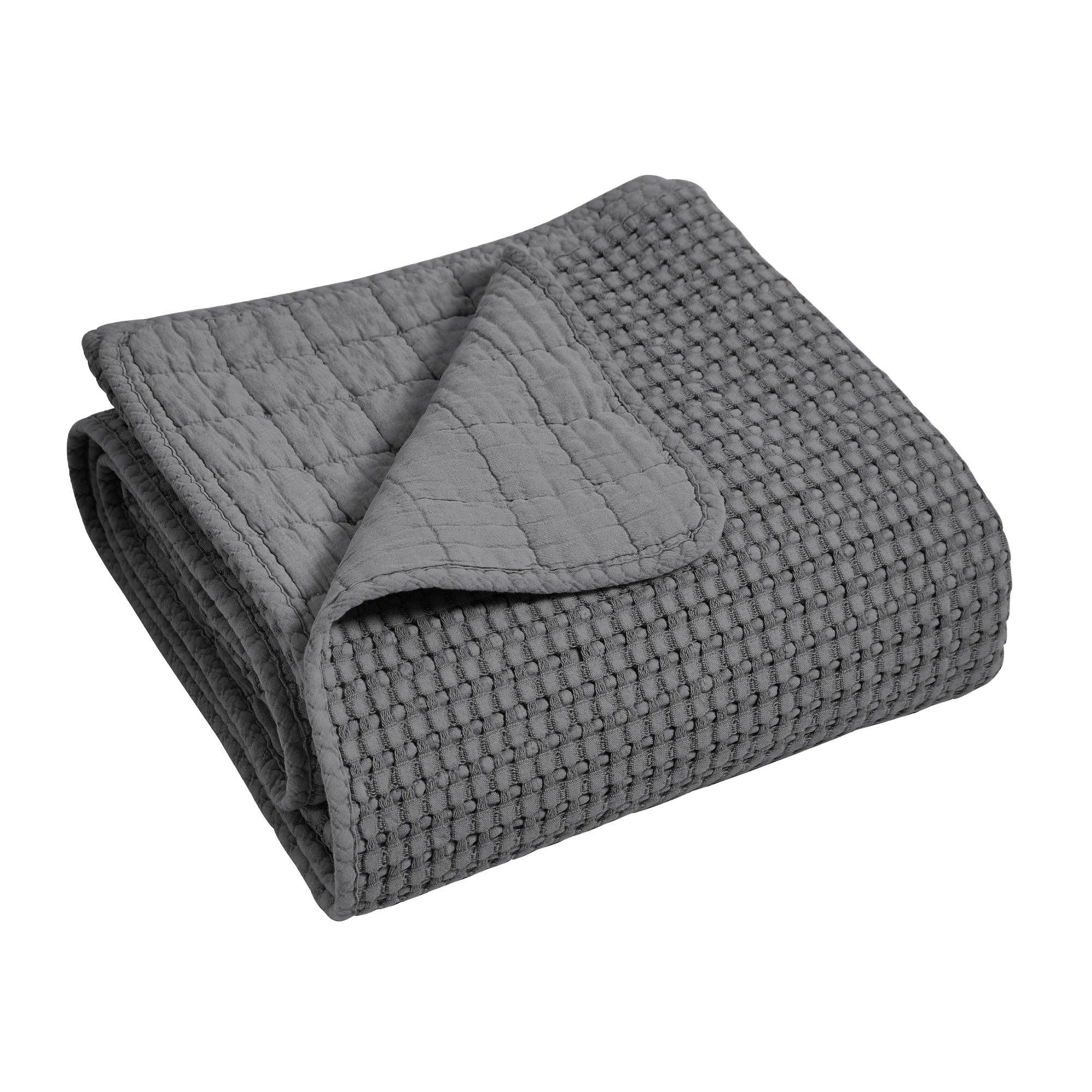 Levtex Home - Wholesale Throw Blanket - Mills Waffle Quilted Throw27