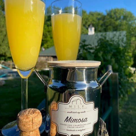 Milk Reclamation Barn - Wholesale Jar/Filled Candle - Stainless Milk Churn Candle - 12.5 oz29