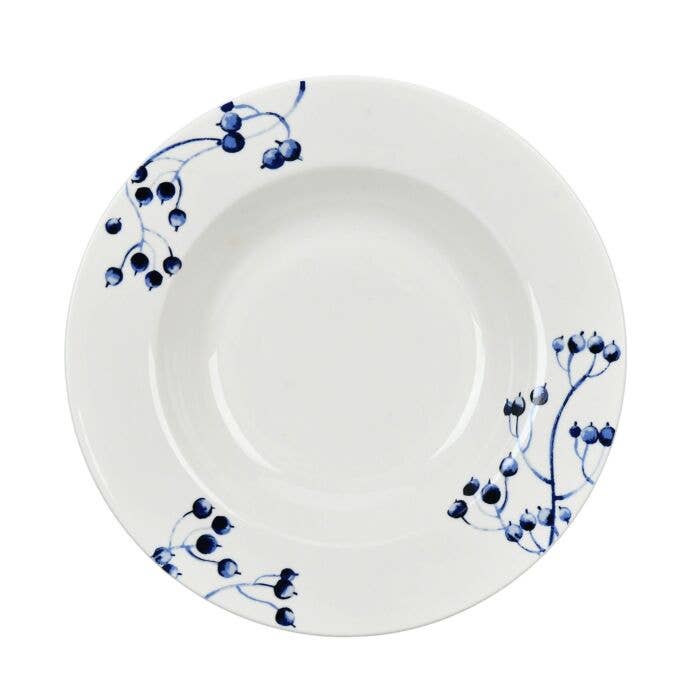 STP - Wholesale Dinner Plate - Azur de Limoges Porcelain Deep Plate Set of 4