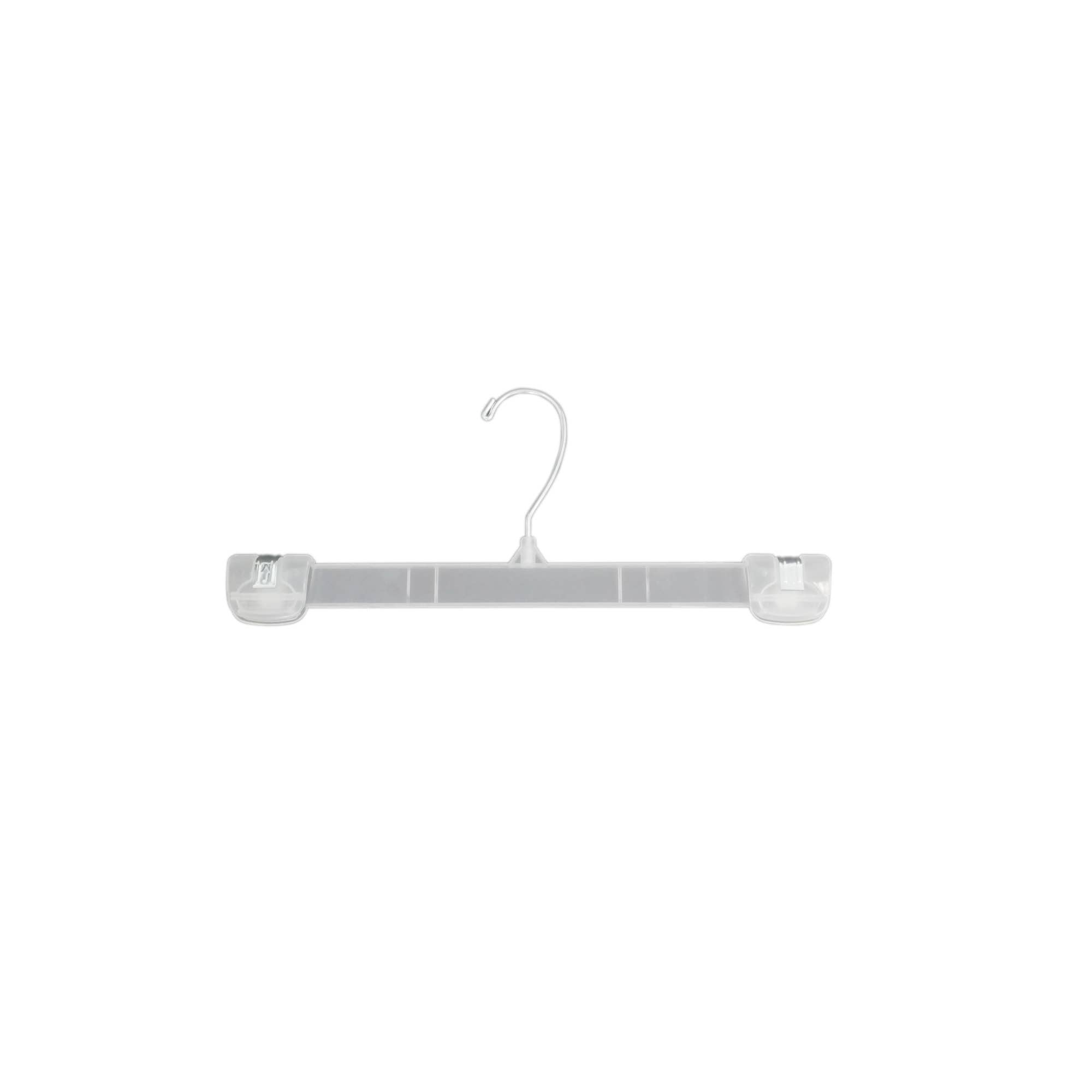 Suburban Sales - Wholesale Clothes Hangers - Push Clip Bottom Hanger - Plastic and Metal Hook (100 count)6