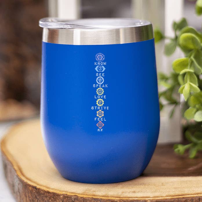 Vertical Chakras - To-Go Cup for wholesale by Soulful Wear